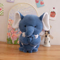 Animal (Elephant/Pig/Pengin) with Child Pluth Toys 25/35cm