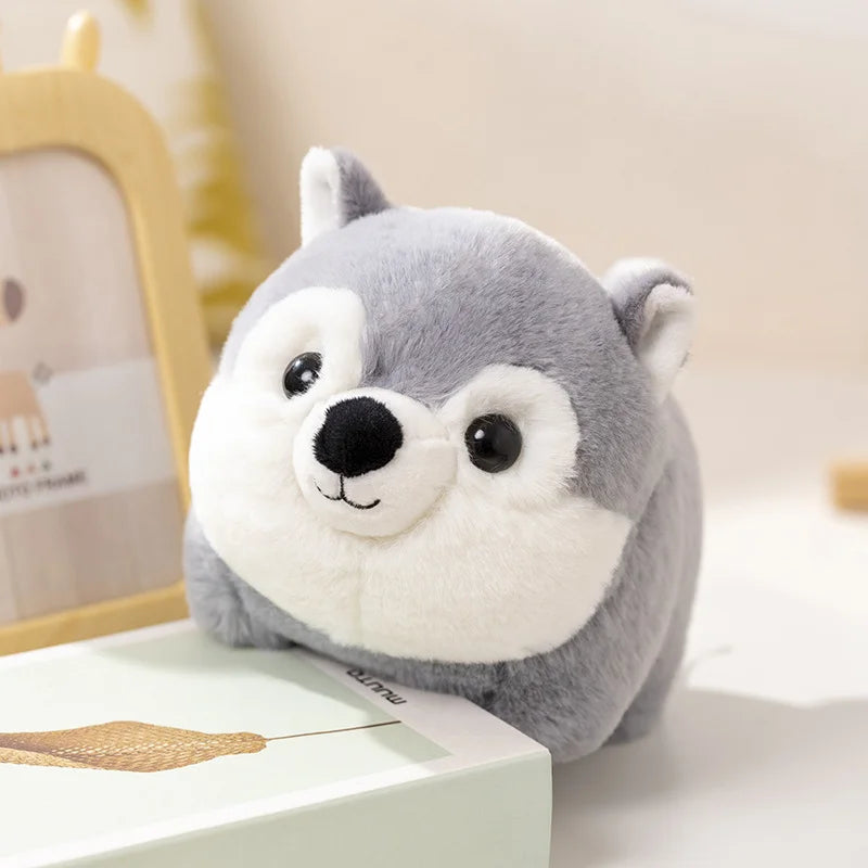 Cute Round Animal (Pig/Dog/Cow) Plush Toys 25/35cm