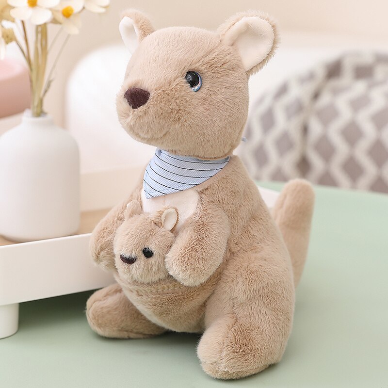 Kangaroo (With Joey) Plush Toys 25/35/45cm- 3 colours