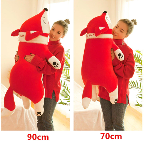 Cute Fox Plush Toys (with "I love you") 35-90cm