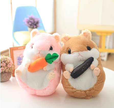 Hamster With Snack Plush Toys 22-65cm