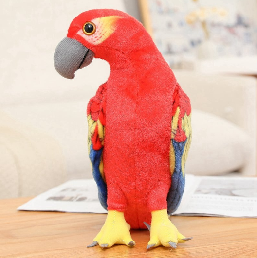 Bird Parrot Lifelike Plush Toys 50cm/70cm - 6 styles