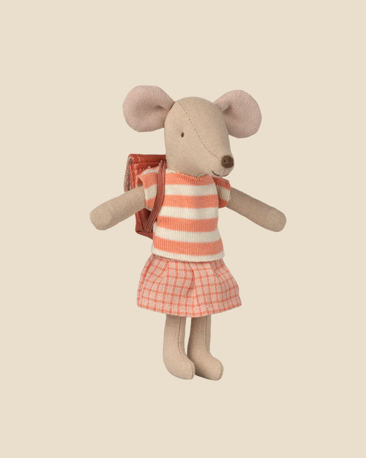 Pre-order: Maileg Tricycle Mouse, Big Sister - Coral (Expected arrival by: 05/01/26)