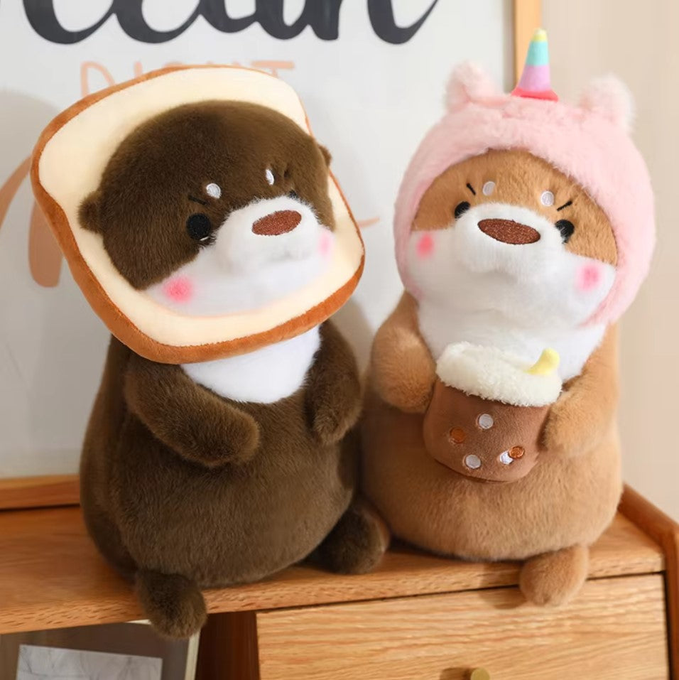 Cute Otter With Dress Up Plush Toys 30/40cm - 12 Styles