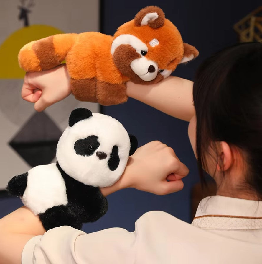 Cute Animal (Panda/Red Panda/Pig/Fox/Koala/Rabbit/Sheep) Plush Slap Band - 7 Styles