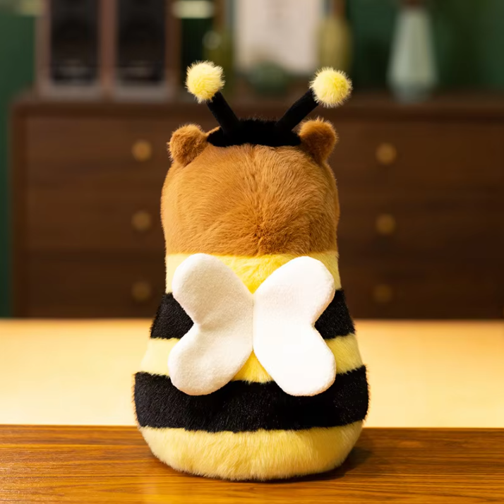 Funny Capybara Bee Hybrid Plush Toys 23/33cm