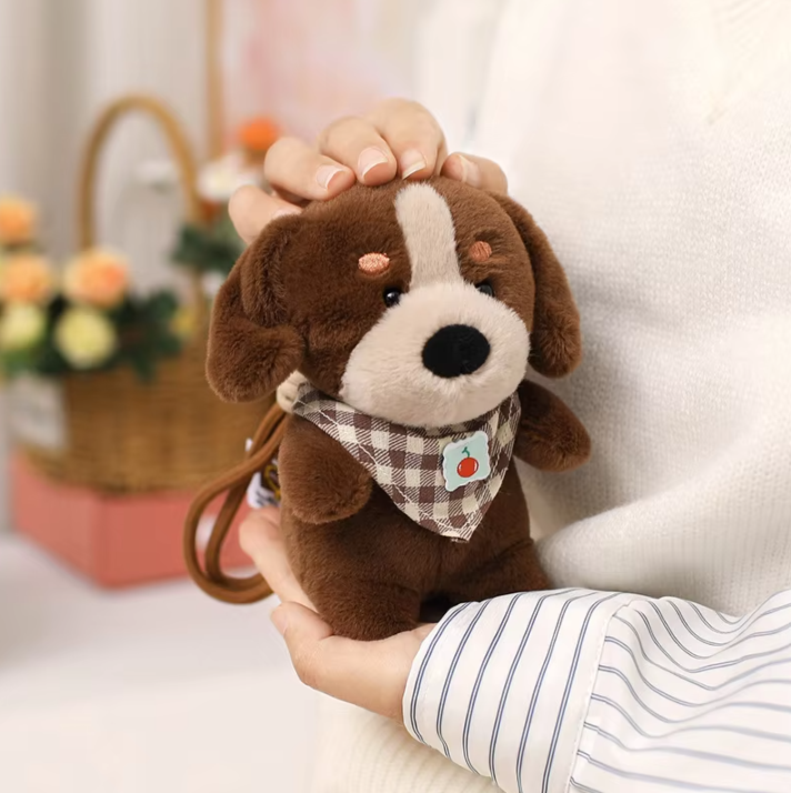 Cute Dog/Puppy Plush Keychains 12cm - 7 Styles
