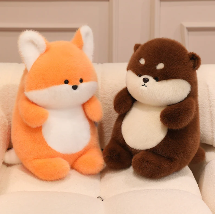 Cute/Kawaii Animal(Fox/Dog/Dinosaur/Cat/Beaver) Plush Toys 40cm