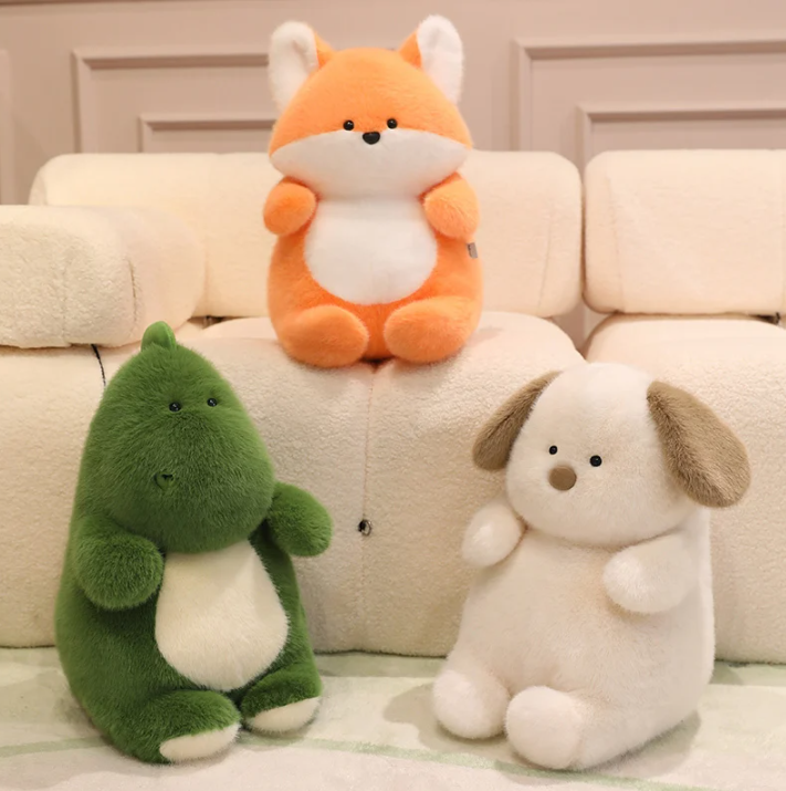 Cute/Kawaii Animal(Fox/Dog/Dinosaur/Cat/Beaver) Plush Toys 40cm