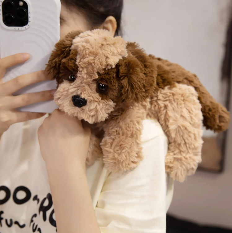 Cute Dog Plush Toys 32/42/48cm - Brown/White/Grey