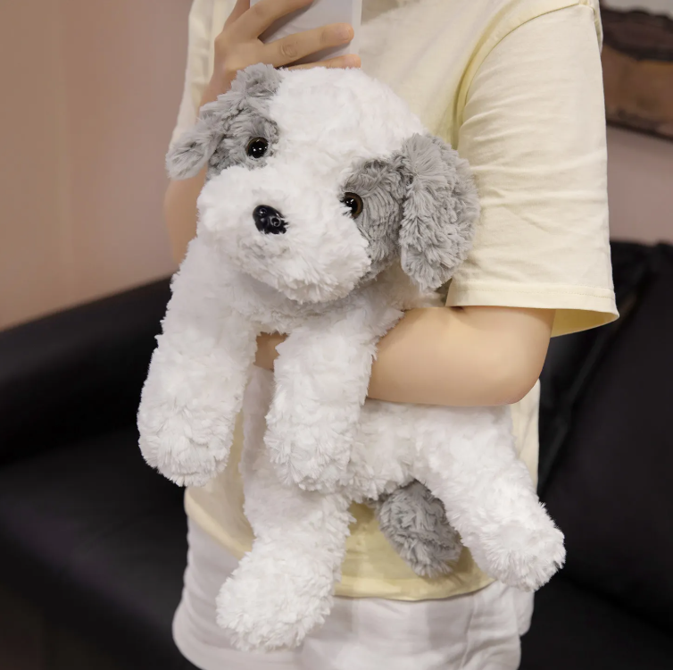Cute Dog Plush Toys 32/42/48cm - Brown/White/Grey
