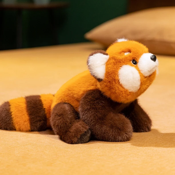 Cute Lying Red Panda/Panda/Fox/Teddy Bear/Wolf/Polar Bear Plush Toys 30-60cm