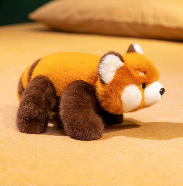 Cute Lying Red Panda/Panda/Fox/Teddy Bear/Wolf/Polar Bear Plush Toys 30-60cm