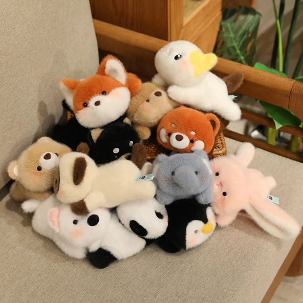 Cute Animial Wrist Rest Plush Toys - 17cm (Duck/Penguin/Dog/Panda/Bear/Elephant/Rabbit/Cat/Otter/Fox/Red Panda)