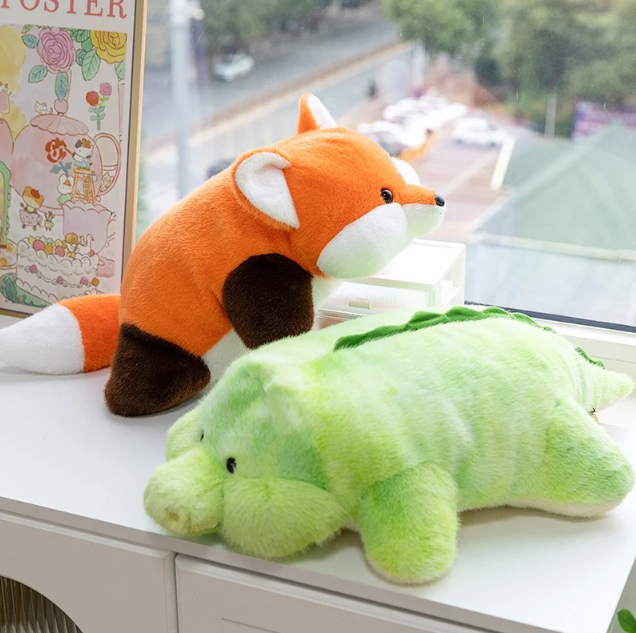 Cute Chubby Animal (Cat/Dog/Fox/Red Panda/Dinosaur/Koala) Plush Toys 45cm