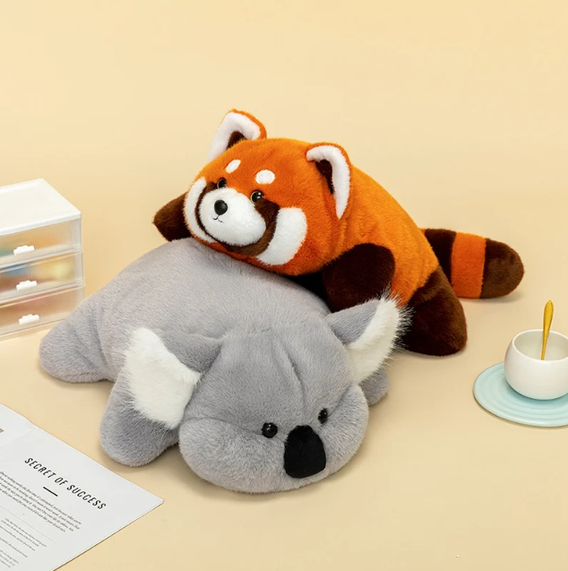 Cute Chubby Animal (Cat/Dog/Fox/Red Panda/Dinosaur/Koala) Plush Toys 45cm