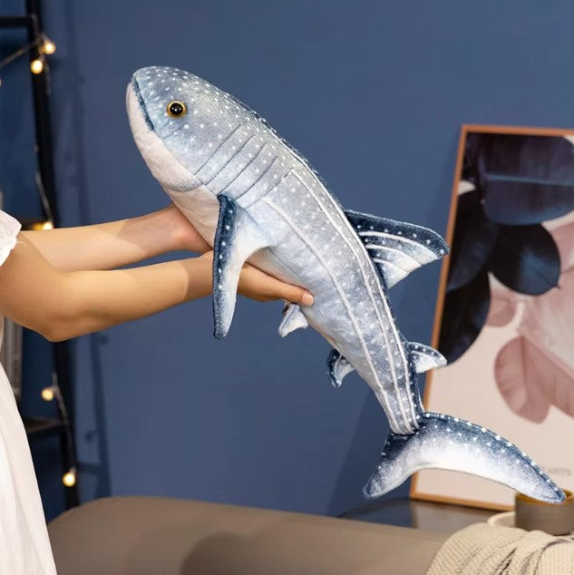 Whale Shark Plush Pillow Toys 60cm - Blue