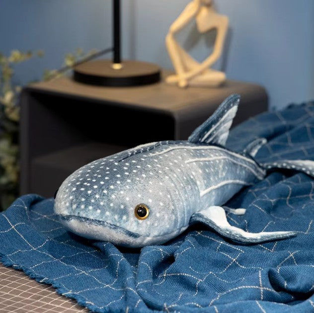 Whale Shark Plush Pillow Toys 60cm - Blue