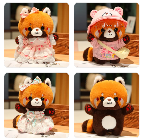 Cute Red Panda (Dress Up) Plush Toys 30cm - 16 Styles