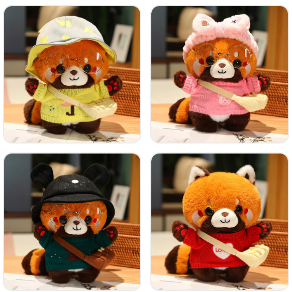 Cute Red Panda (Dress Up) Plush Toys 30cm - 16 Styles