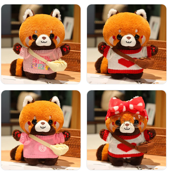 Cute Red Panda (Dress Up) Plush Toys 30cm - 16 Styles