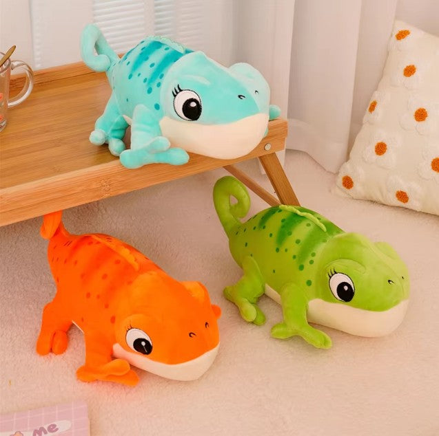 Cute Chameleon Plush Toys 30cm (Blue/Green/Orange)
