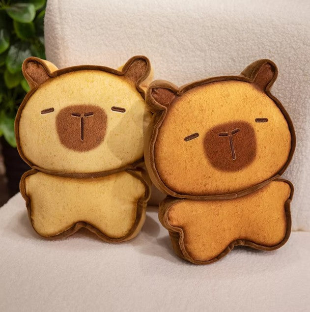 Cute Capybara-Cookie Plush Keychain 17cm or Pillow 30/50cm