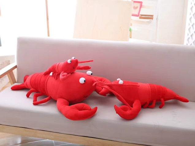 Cute Red Lobster Plush Toys 30/55/80cm