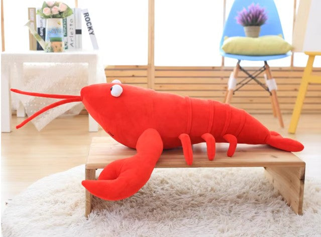Cute Red Lobster Plush Toys 30/55/80cm