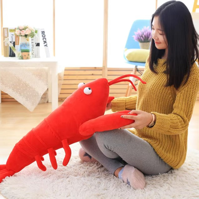 Cute Red Lobster Plush Toys 30/55/80cm