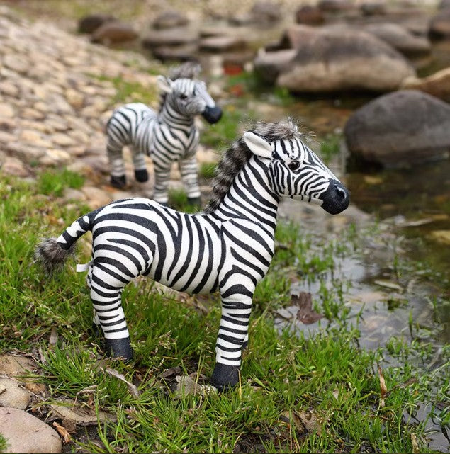 Zebra Lifelike Plush Toys 30cm