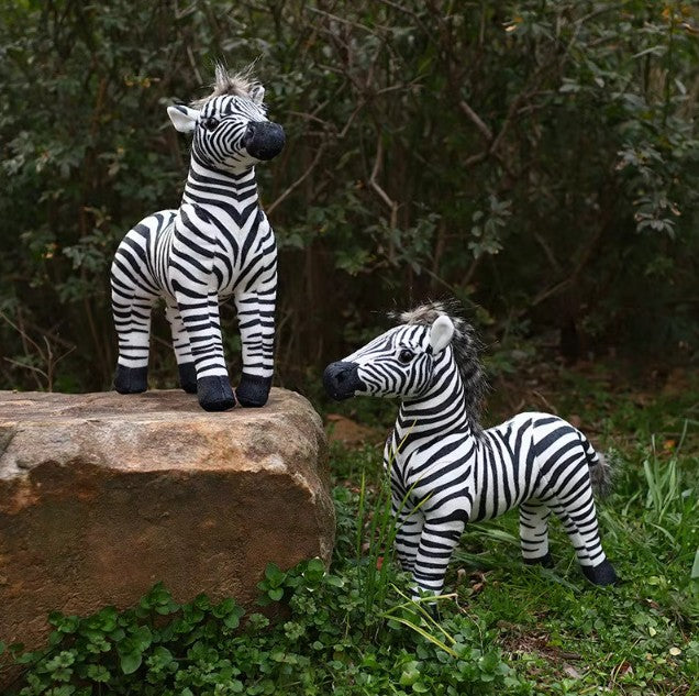 Zebra Lifelike Plush Toys 30cm