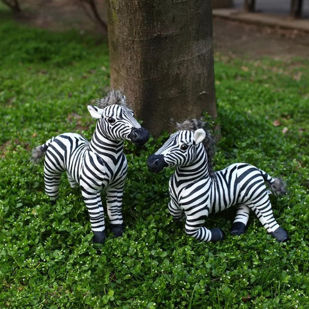 Zebra Lifelike Plush Toys 30cm