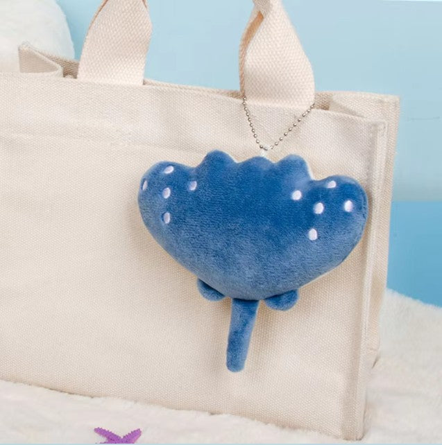 Cute Manta Ray Plush Keychains 12cm