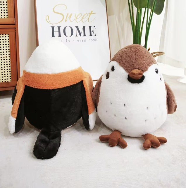 Cute Bird (Sparrow/Tit) Plush Toys 30/38cm