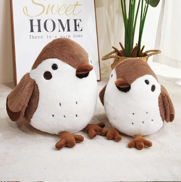 Cute Bird (Sparrow/Tit) Plush Toys 30/38cm