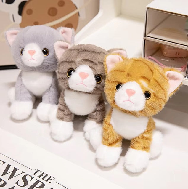Cute/Kawaii Cat Plush Keychains 15cm - 7 Styles