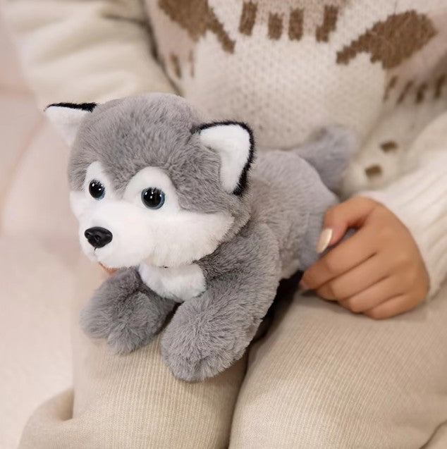 Cute Dog Plush Toys 23-25cm - Husky/Corgi/Pug/Beagle/German Shepherd/Bulldog