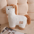 Cute Horse  Plush Pillows 50cm - White/Black/Brown