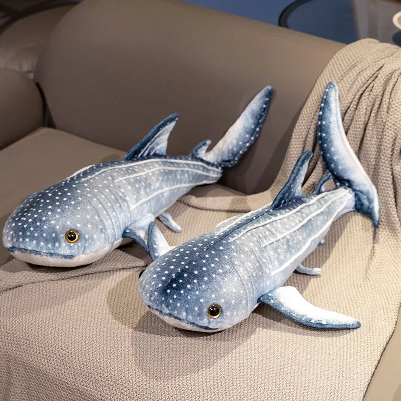 Whale Shark Plush Pillow Toys 60cm - Blue