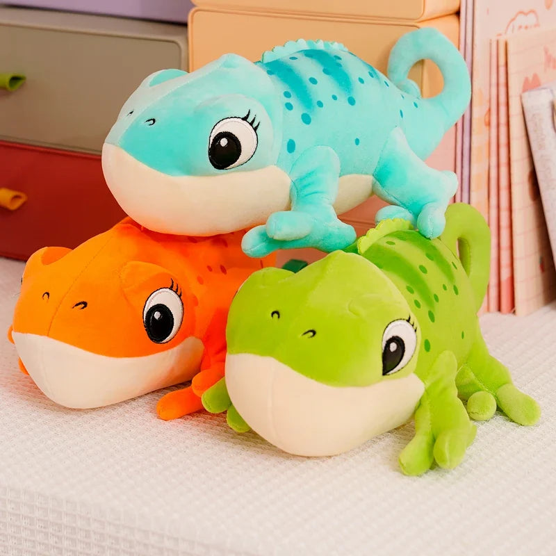 Cute Chameleon Plush Toys 30cm (Blue/Green/Orange)