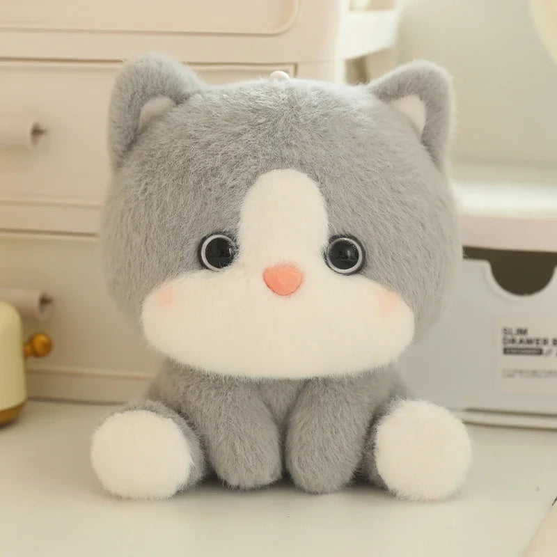 Sitting Animal Plush Toys 14cm - Axolotl/Lion/Cat/Panda/Dinosaur