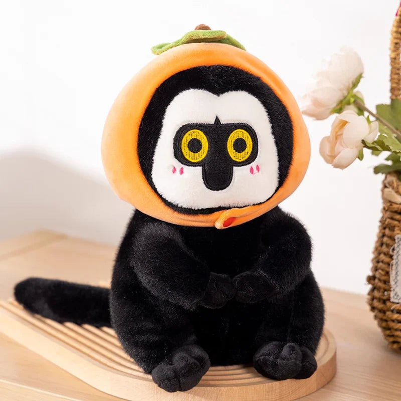 Capybara(White/Brown) With Headset and Lotus / Black-and-white Colobus Monkey Plush Toys 25/38cm - 4 Styles