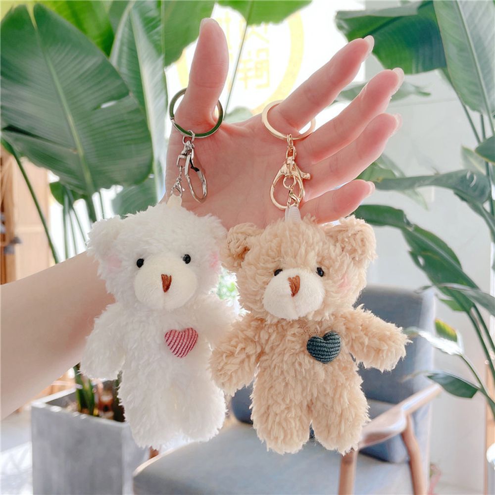 Animal (Bear/Rabbit/Dog) Plush Keychains 11cm