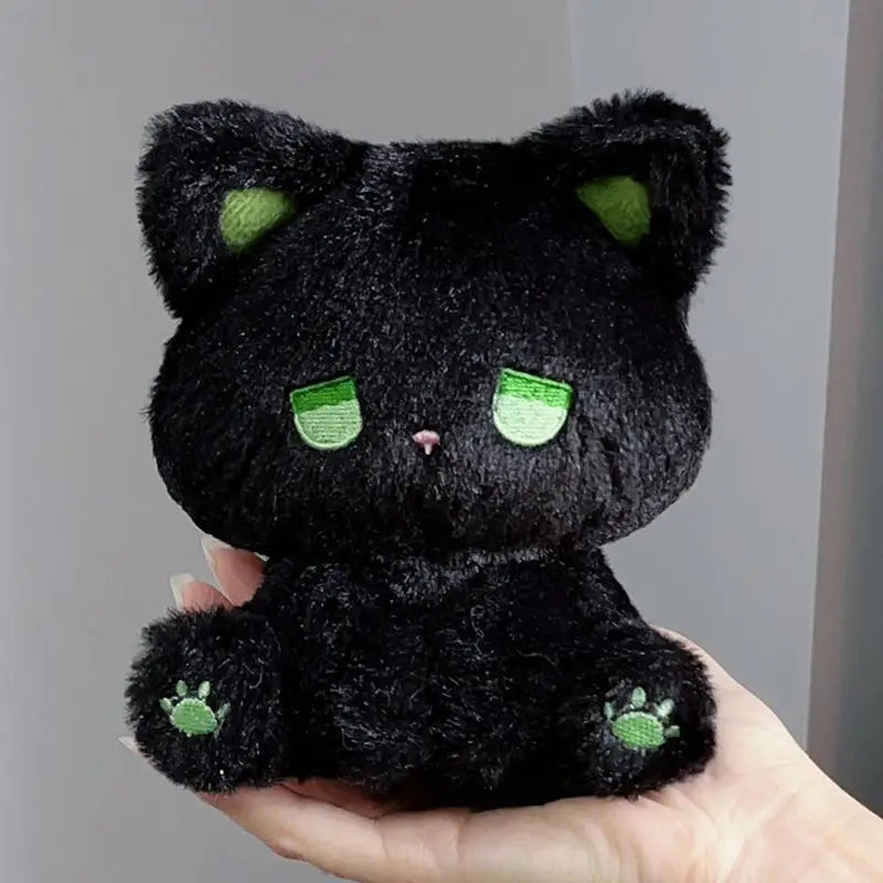 Cute Sitting Bear Plush Toys 15cm - Black/White