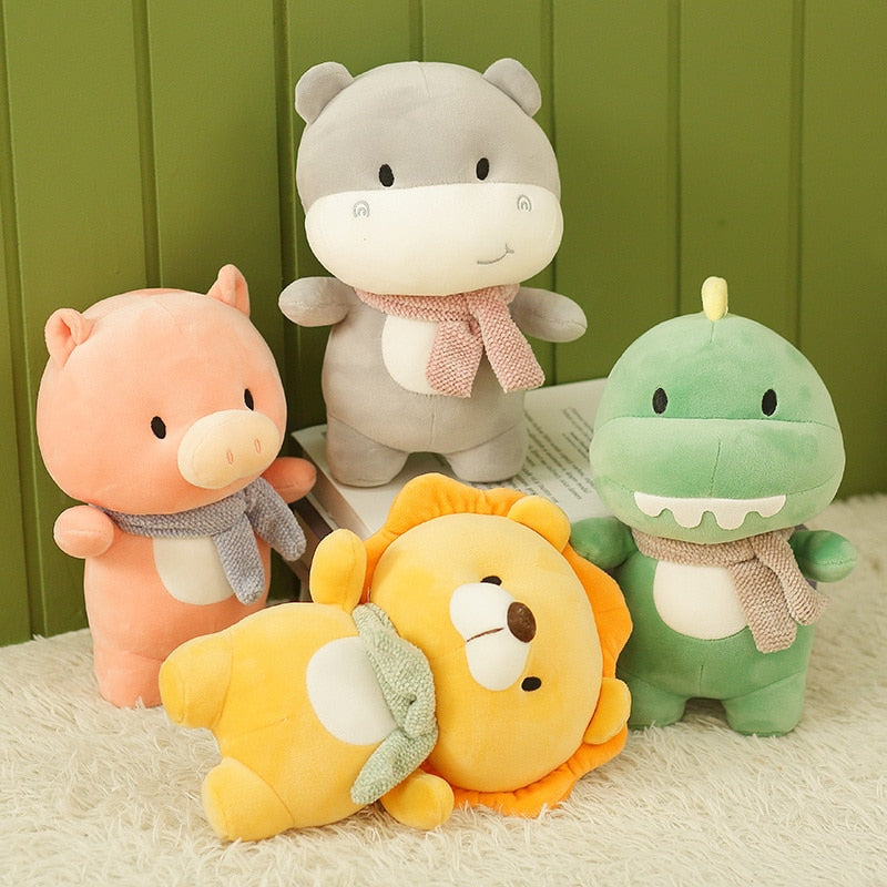 Animal (Dinosaur/Hippo/Pig/Lion) Plush Toys 23cm