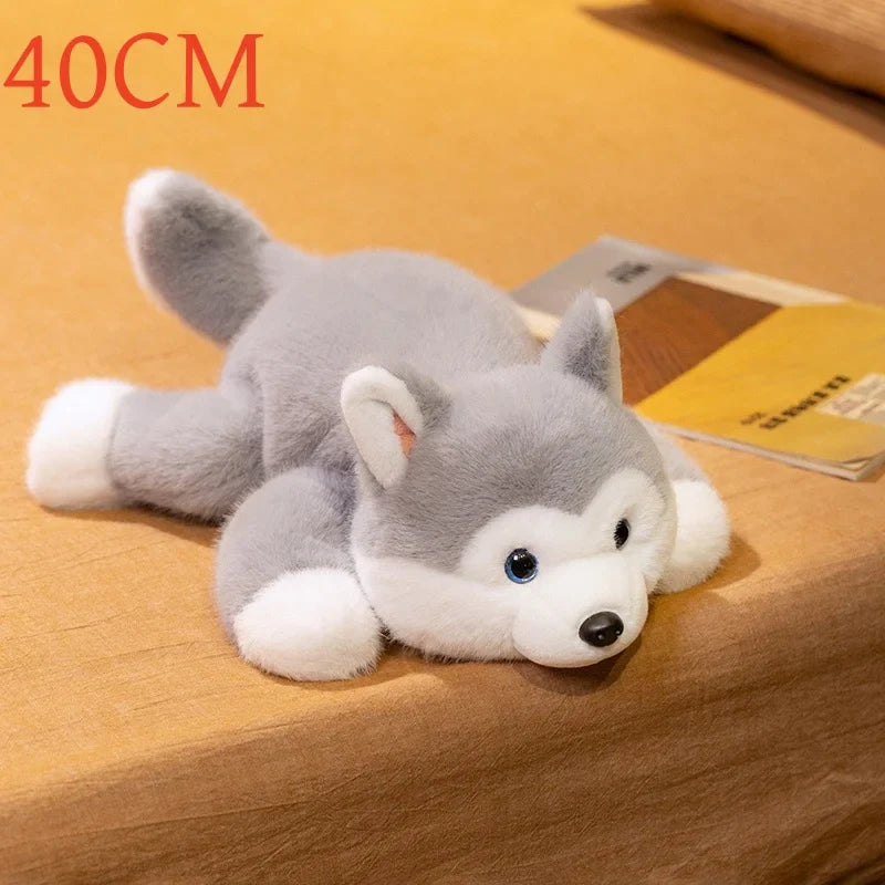 Cute Lying Red Panda/Panda/Fox/Teddy Bear/Wolf/Polar Bear Plush Toys 30-60cm