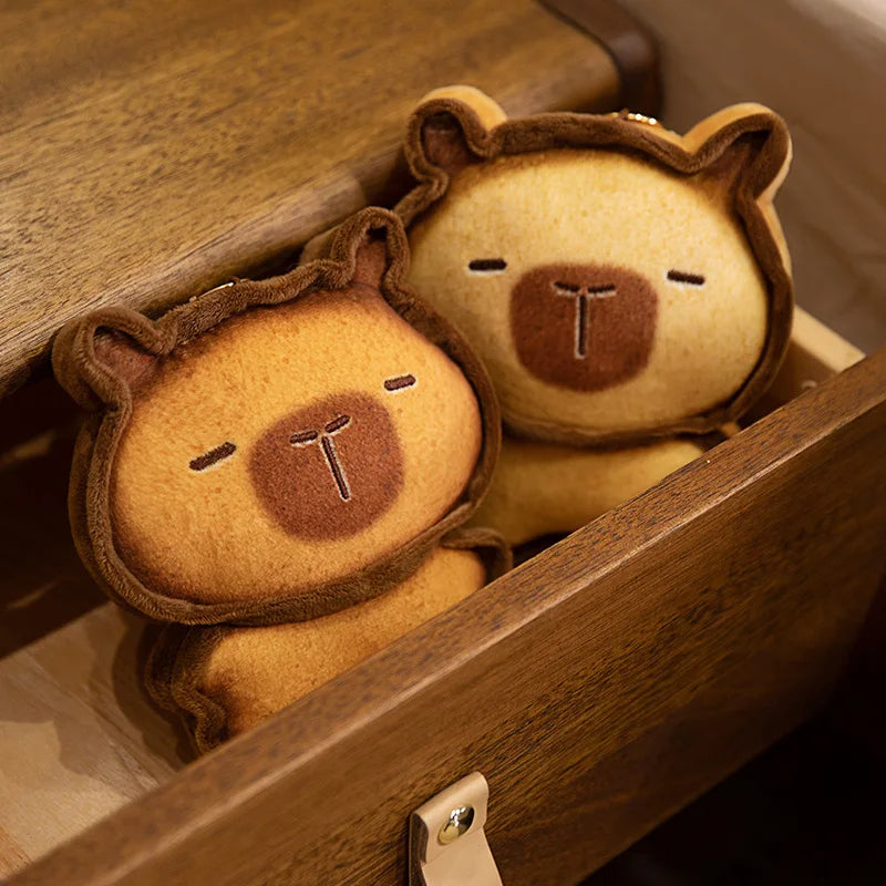 Cute Capybara-Cookie Plush Keychain 17cm or Pillow 30/50cm