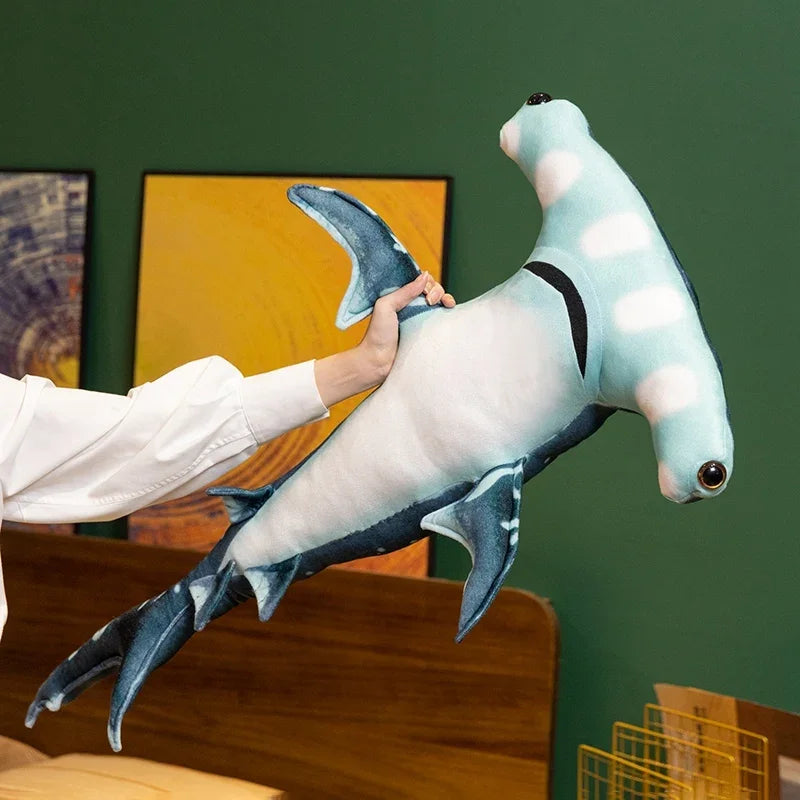 Cute Lifelike Hammerhead Shark Plush Toys 55/90cm
