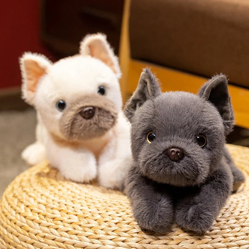 Cute/Kawaii Dog(Bulldog) Plush Toys 30cm - Grey/Brown